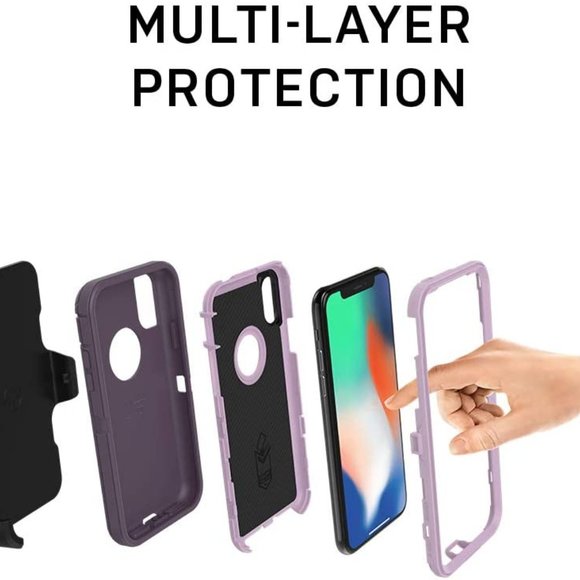OtterBox Defender for iPhone X or XS Purple NWT - Picture 7 of 9